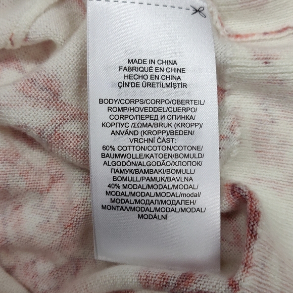 NWT Ralph Lauren Pale Cream Floral Sweater Size M - Picture 10 of 10